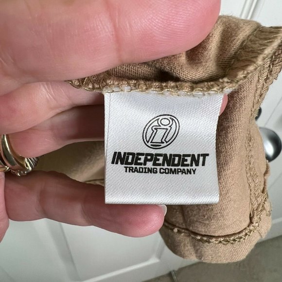 Independent Trading Company Mens Tan Turkuaz Powerfunk Long Sleeve T Shirt Sz XL - Picture 9 of 9